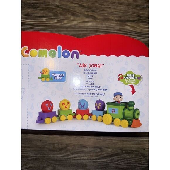 Cocomelon Musical Alphabet Train Wagon Sounds Phrases Educational Toy. New. - Picture 4 of 6